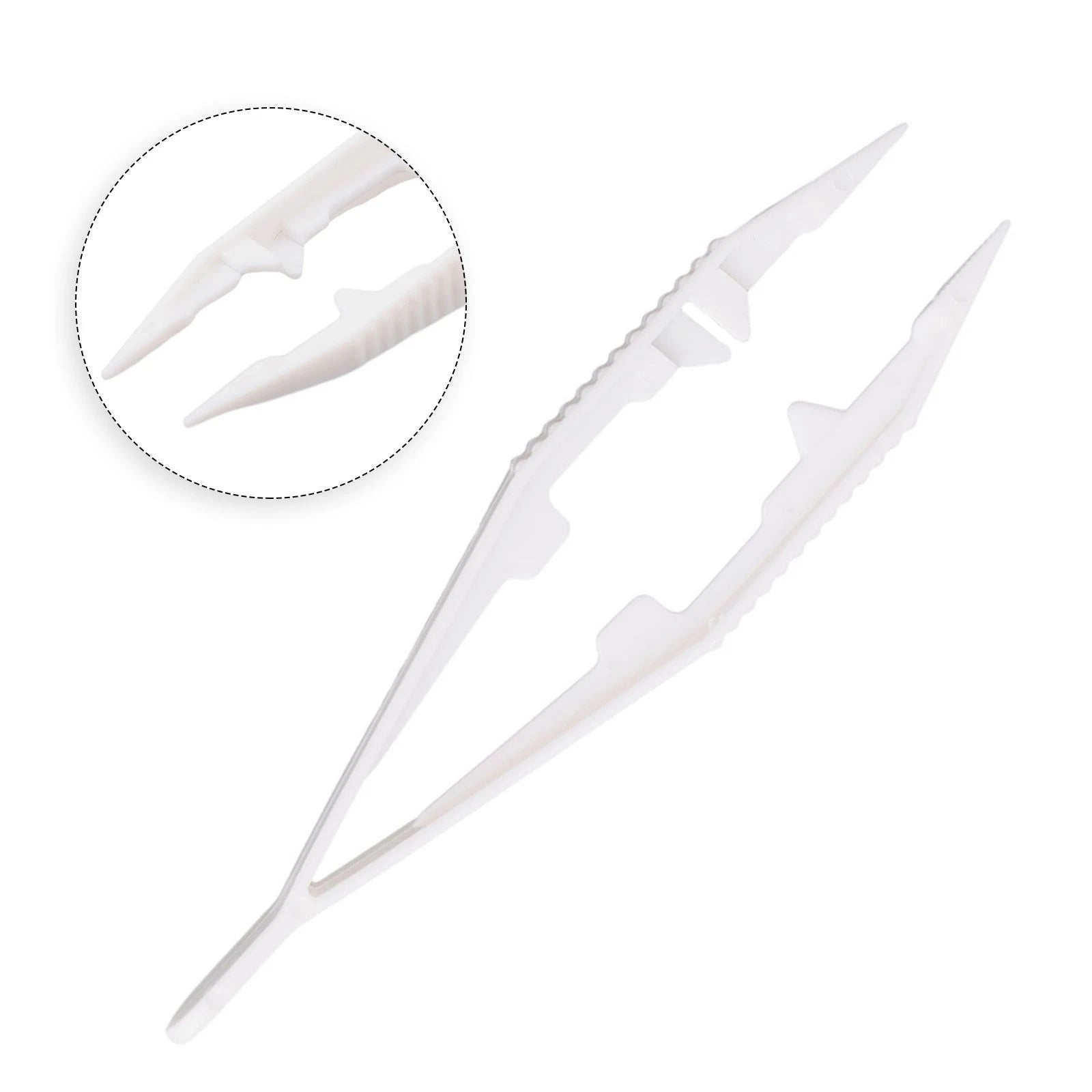 Lightweight Plastic Tweezers for Crafts and Bead Collections (Children's)