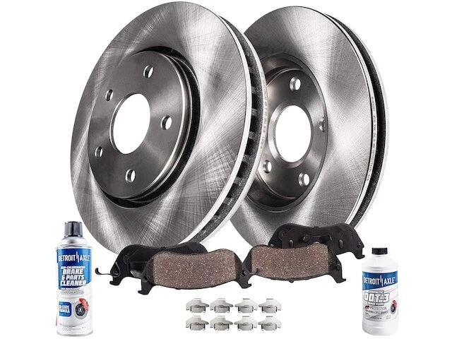 Front Brake Pad and Rotor Kit for Mazda 5 (2006–2010, 2012) FP135VK