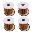Set of 4 Fuel Filter Water Separator for Honda Yamaha Outboard
