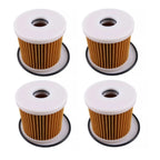 Set of 4 Fuel Filter Water Separator for Honda Yamaha Outboard