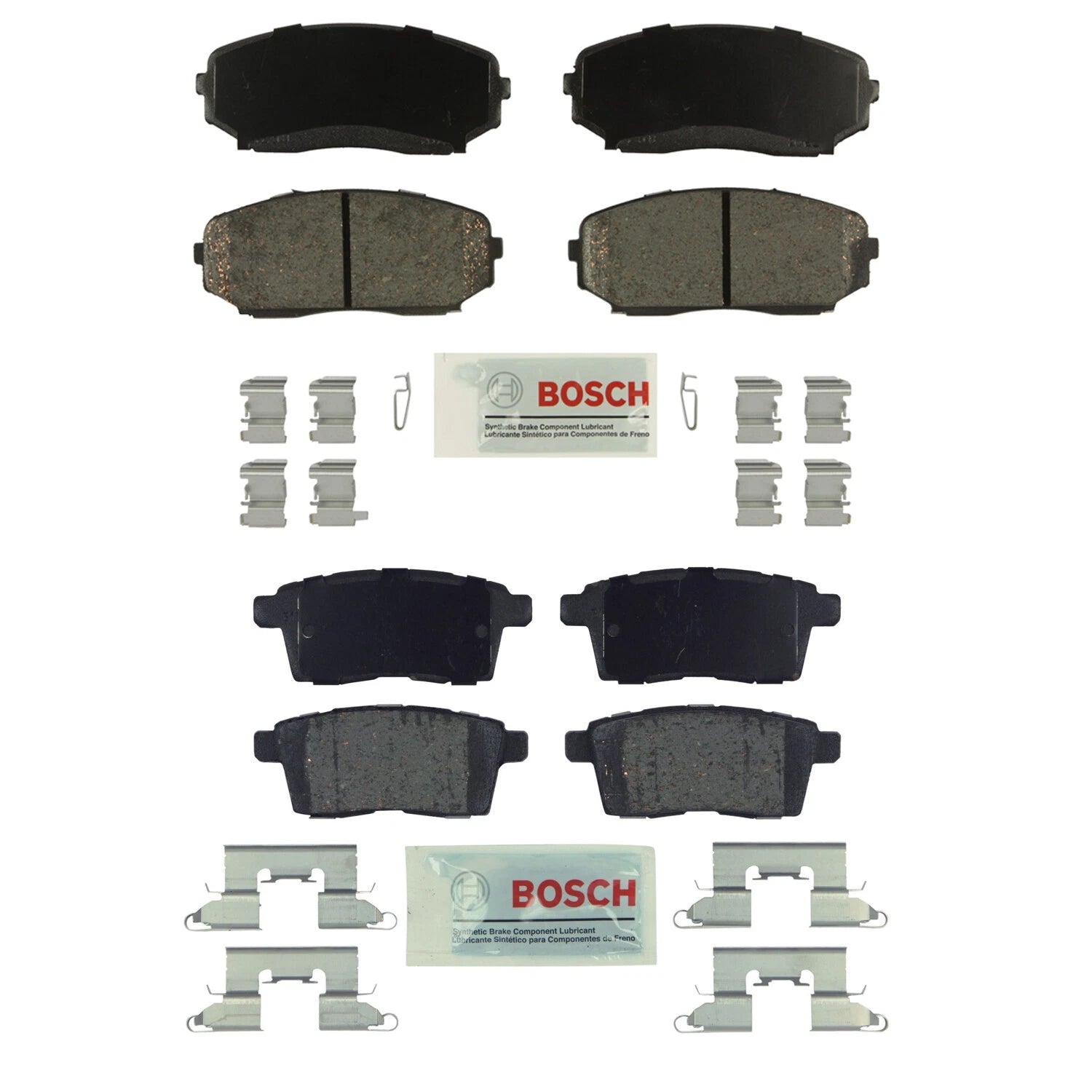 Bosch Blue Ceramic Disc Brake Pad Kit for Edge MKX CX-7 CX-9 (2007–2019)