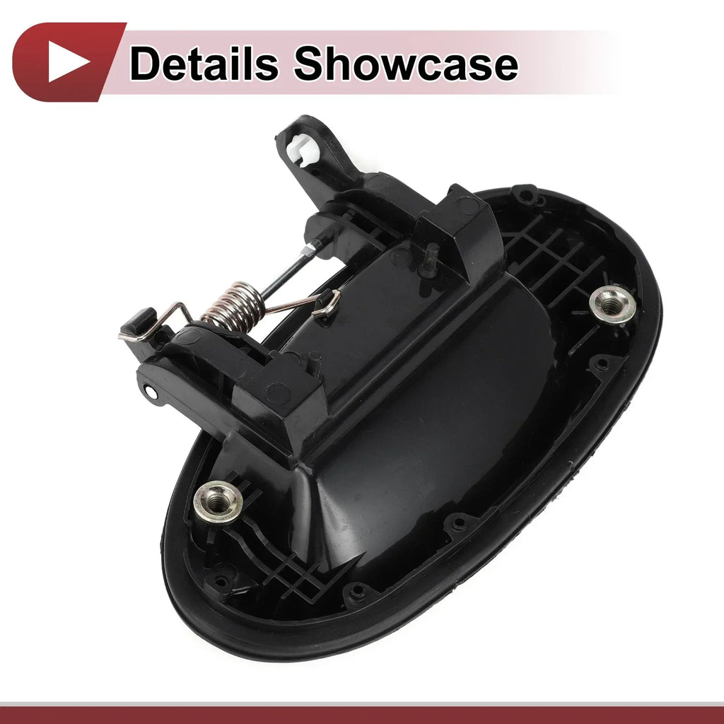 Exterior Door Handle for Hyundai Elantra Rear Right Black (2011-2016)