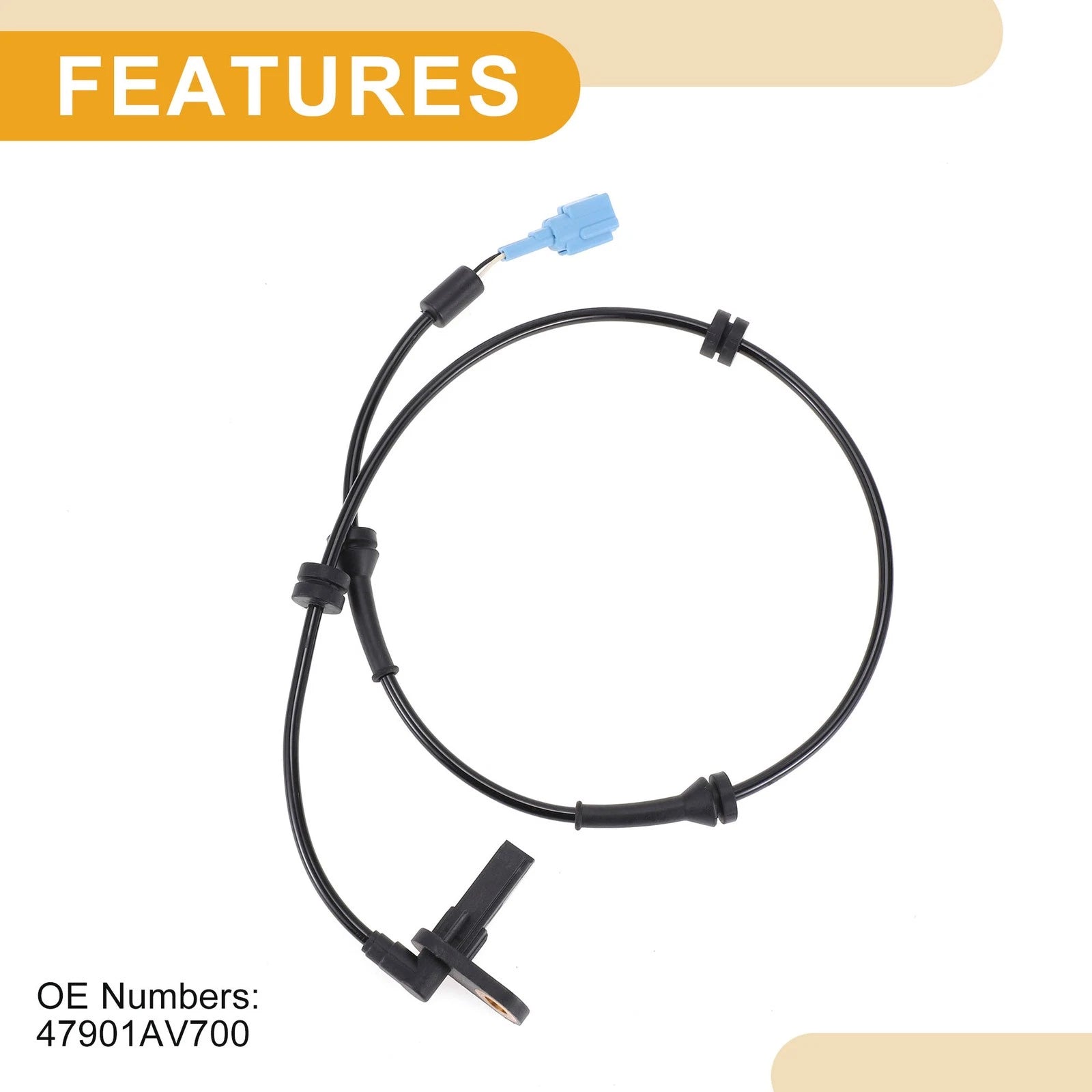 ABS Wheel Speed Sensor No. 47901AV700 for Nissan Primera (1990–2001)