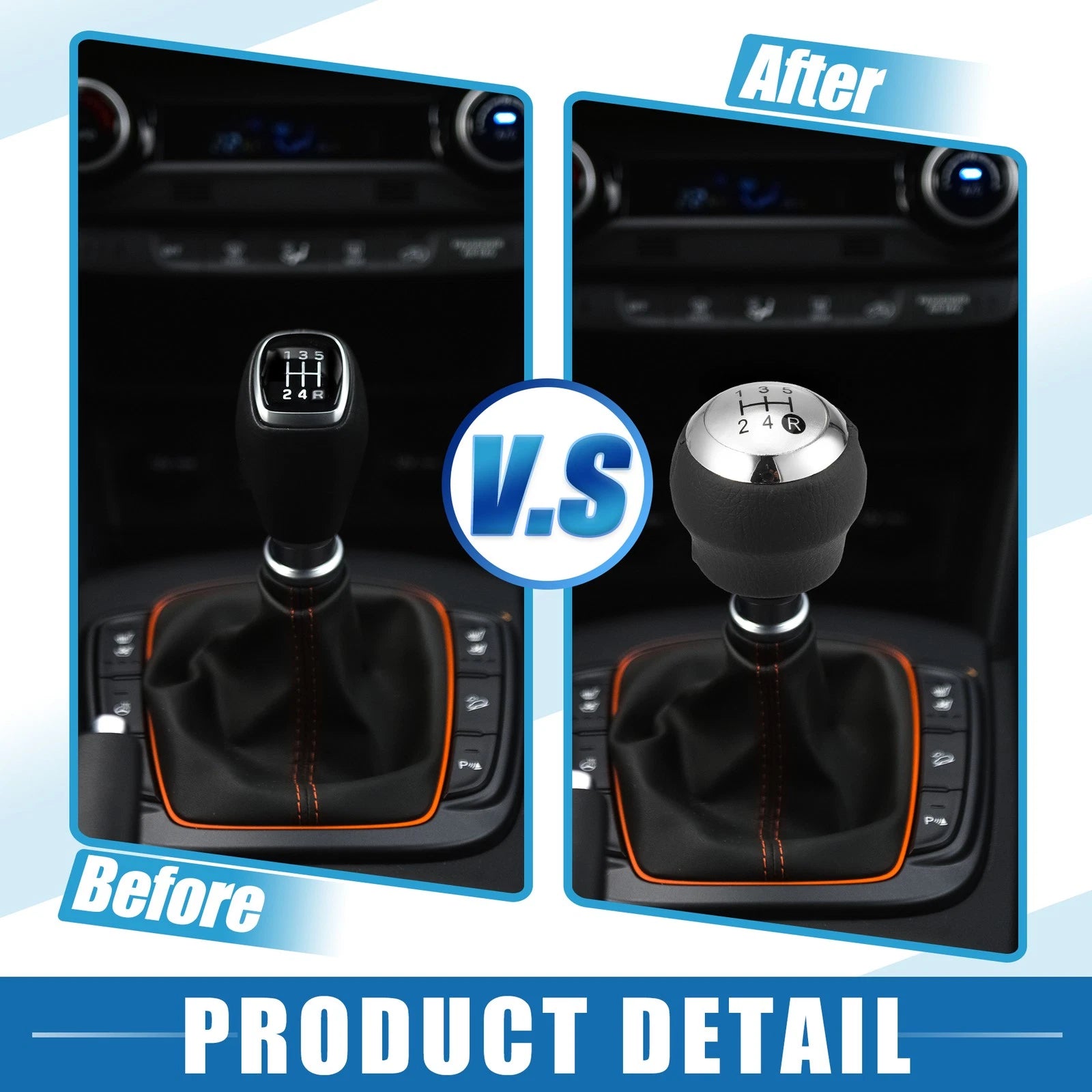 5 Speed Manual Transmission Shift Knob for Toyota Corolla (2007–2013)