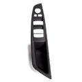 Black Front Inner Door Handle Trim Cover for BMW 5 Series (2010-2017)