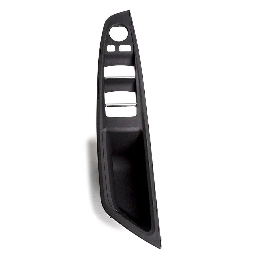 Black Front Inner Door Handle Trim Cover for BMW 5 Series (2010-2017)
