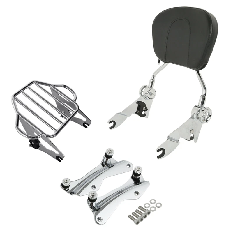 Backrest Sissy Bar Luggage Rack for Harley Road Glide (2014–2026)