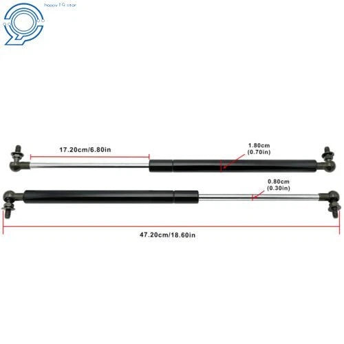 2X Front Hood Lift Supports for Toyota 4Runner Lexus GX470 (2003–2009)