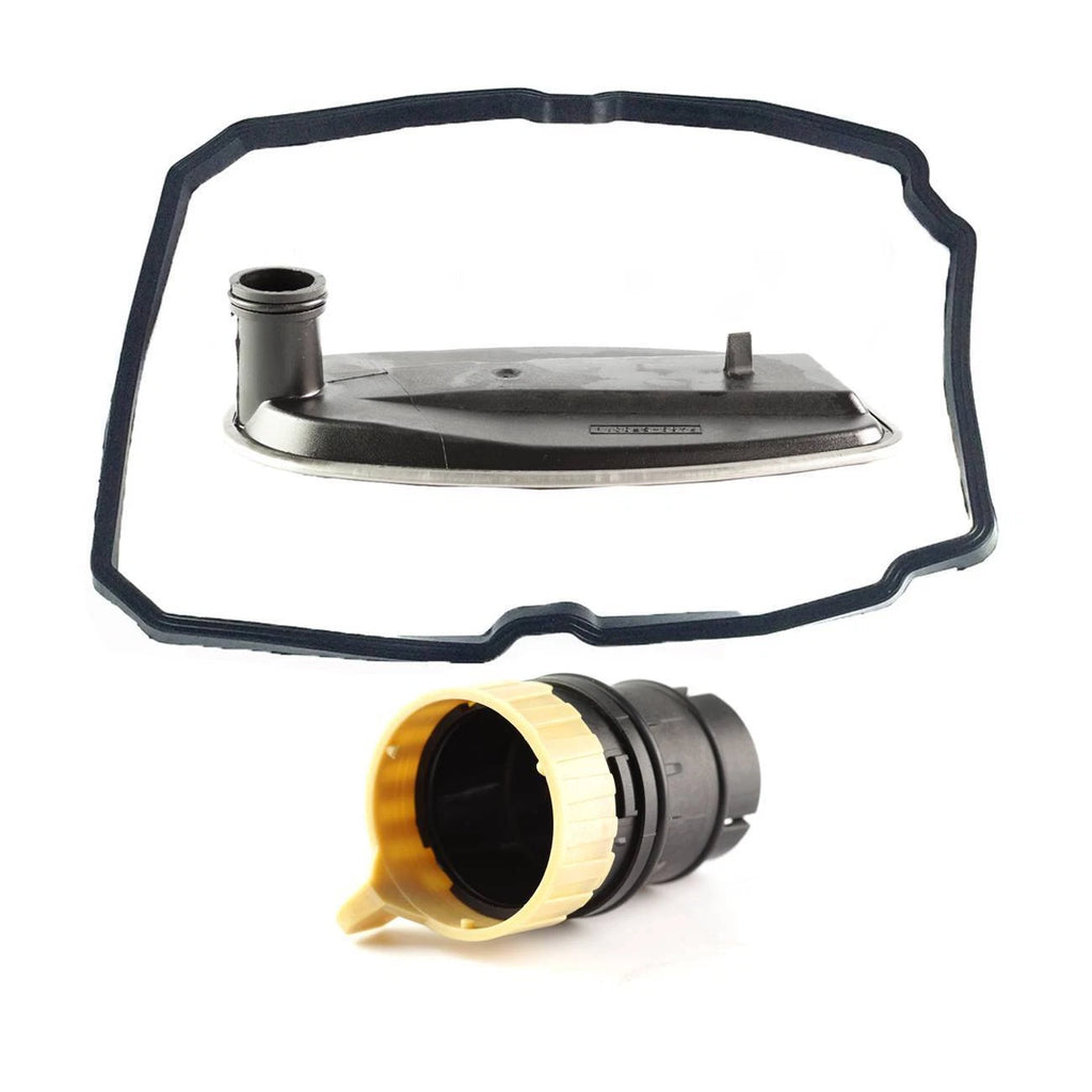 Auto Transmission Filter + Oil Pan Gasket + Plug Adapter for Mercedes (1990–1999)