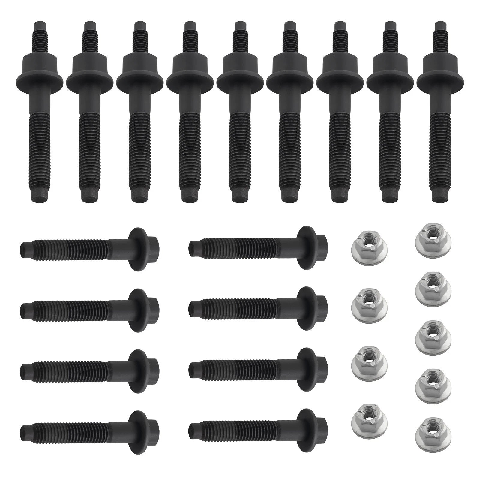 Exhaust Manifold Bolts & Nuts Set for Dodge Charger Jeep Commander (2006–2010)
