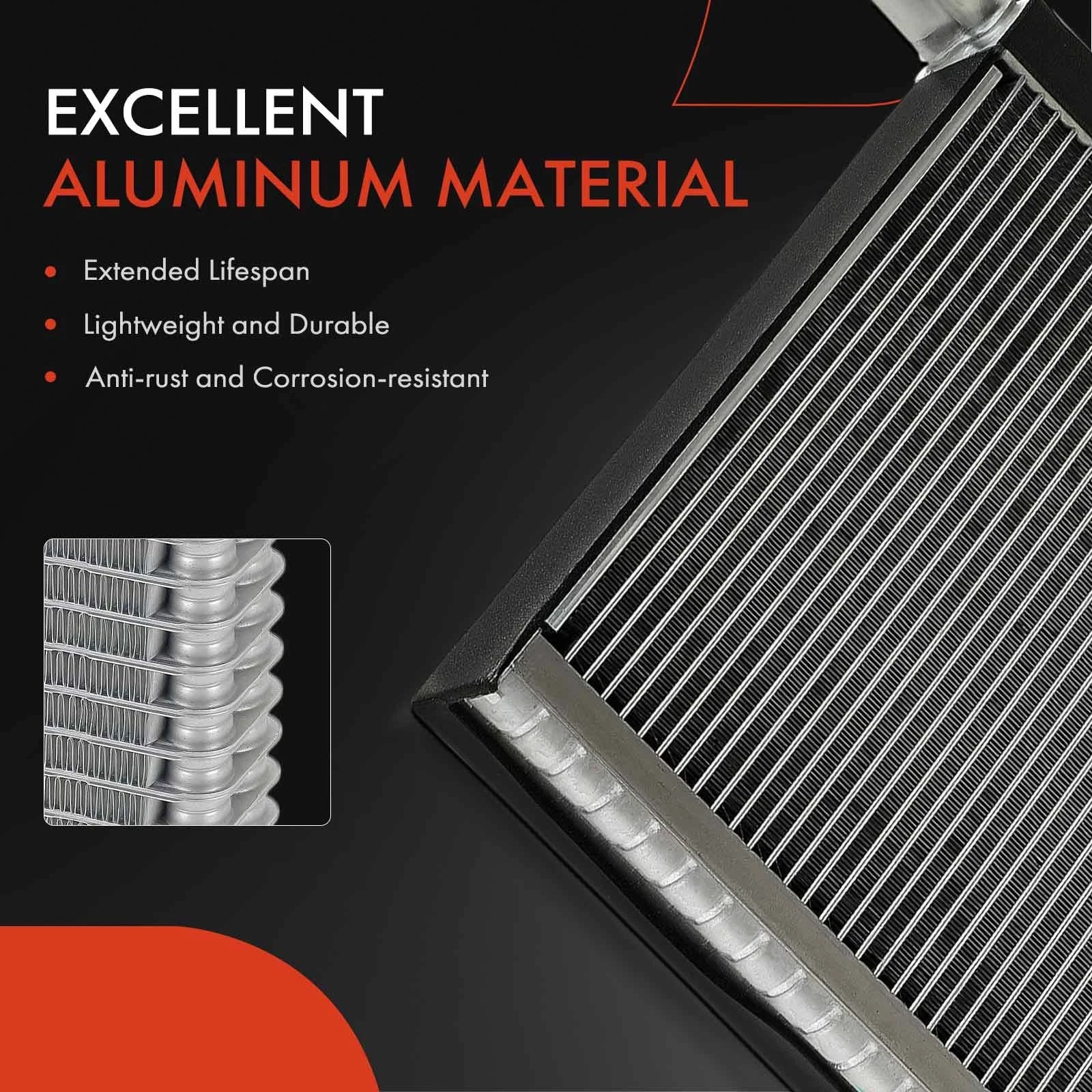 A/C Evaporator Core for Silverado 1500 2014-2017, 2500 HD, 3500 HD
