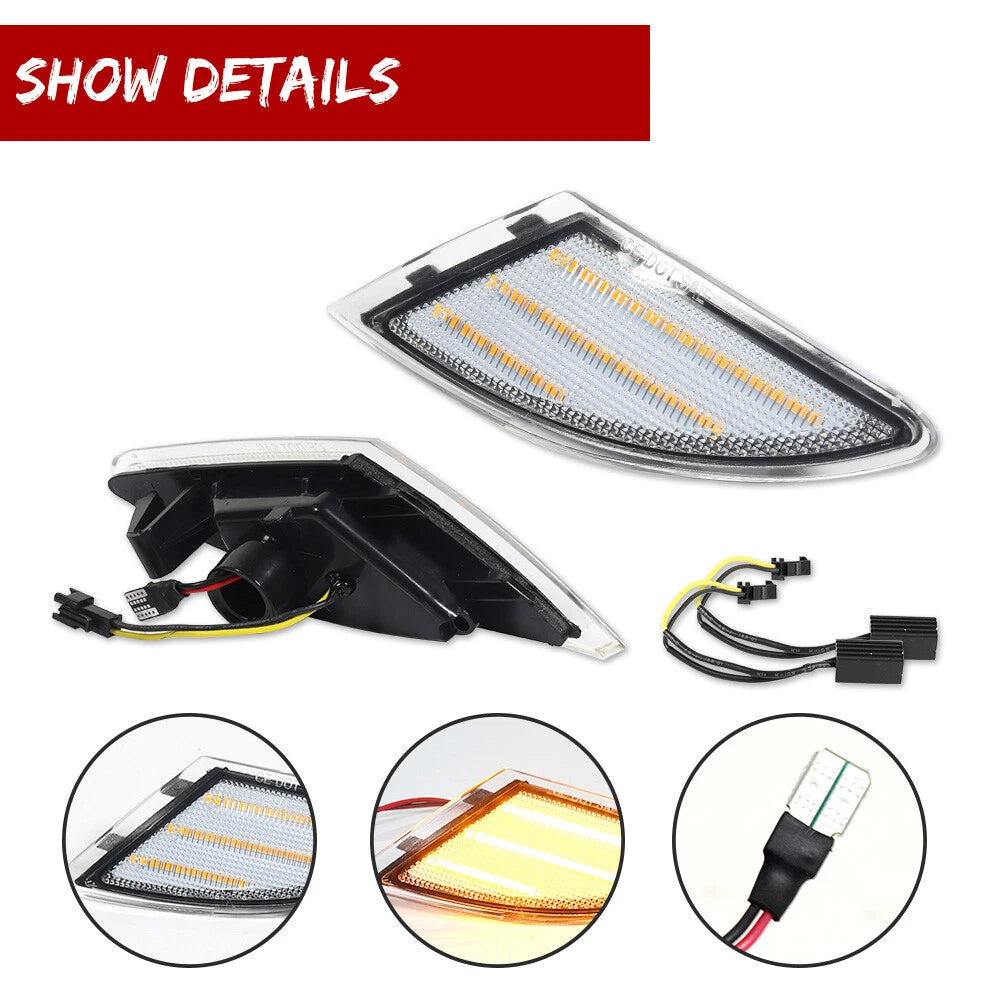 Full LED Side Marker Lights for Mercedes W251 R-Class (2006–2010)