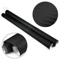 50x200cm Car 3D Matt Black Carbon Fiber Vinyl Wrap Roll Sticker Decal