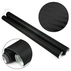 50x200cm Car 3D Matt Black Carbon Fiber Vinyl Wrap Roll Sticker Decal