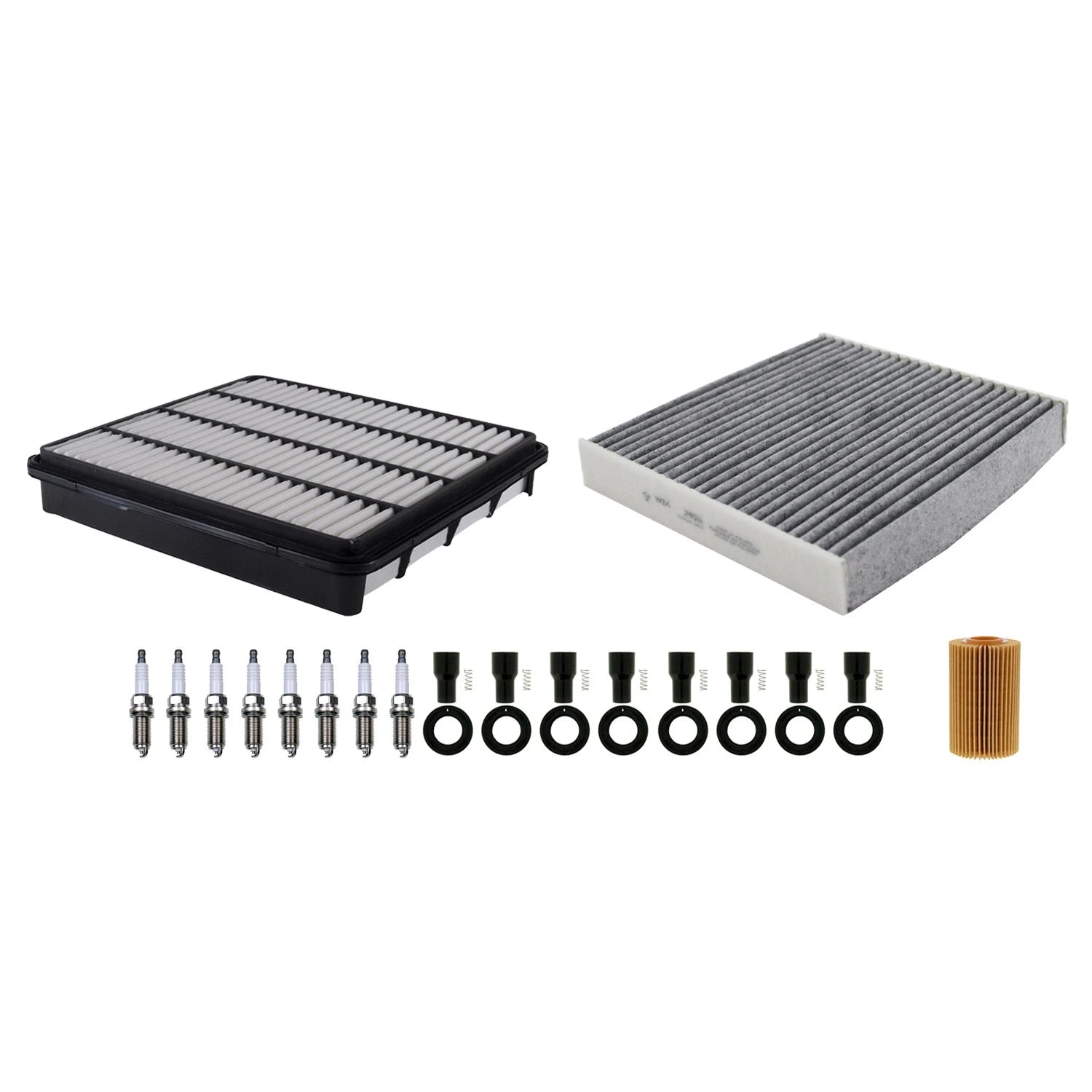 Tune Up Kit with NGK 8 Spark Plugs & Boots for Lexus LX570, Sequoia (2008–2021)
