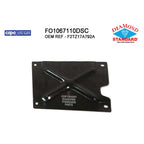 Replacement Steel Front Passenger Side Outer Bumper Mounting Bracket for
