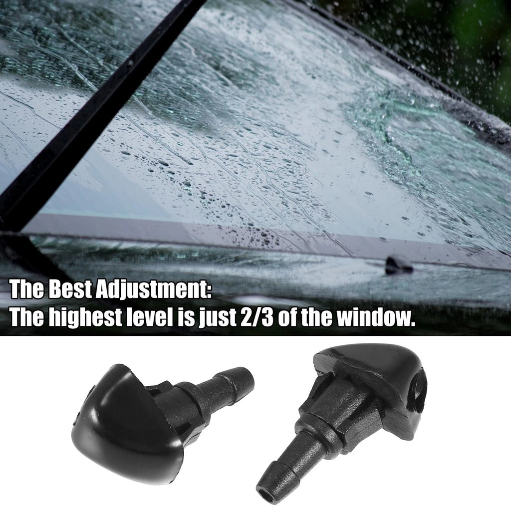 3X Front Windshield Washer Nozzle Kit 76810S10A02 for Honda CR-V (1999–2004)