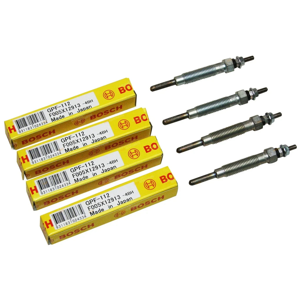 4x Glow Plugs for L200 Express Ute Diesel 4D55 2.3L (1982-1986)