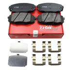 TRW Pro Front Ceramic Brake Pad Set for Hyundai Elantra, Kia Forte, Soul (2011–2020)