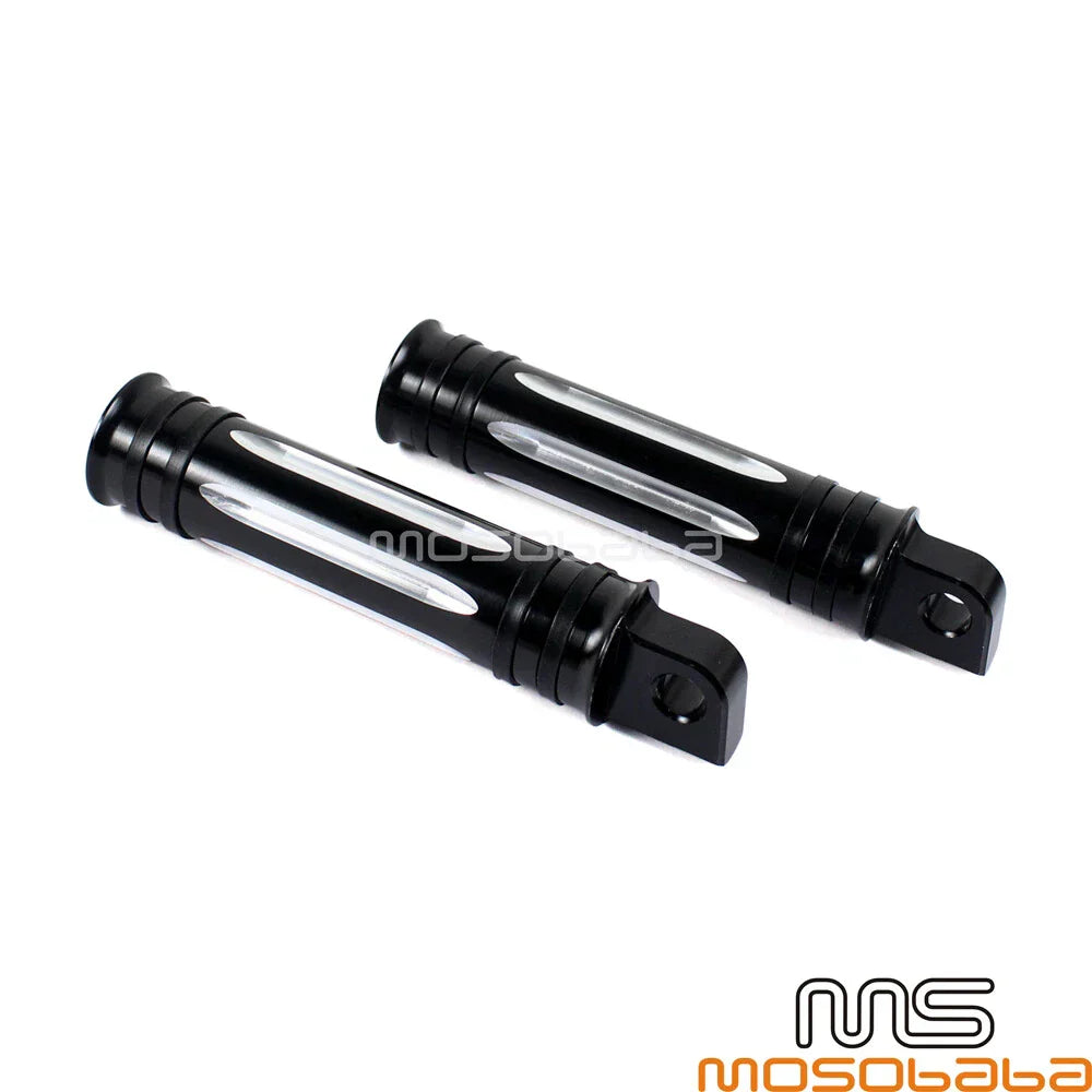 CNC Black Foot Pegs for Harley Dyna Sportster