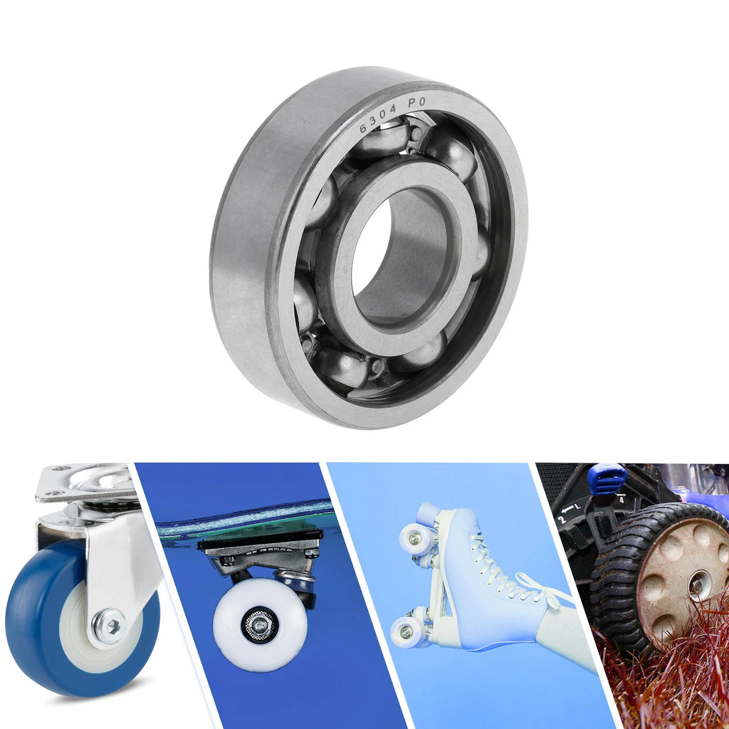 6304 Deep Groove Ball Bearing for Scooter Skateboard Wheel (P0 20x52x15mm)