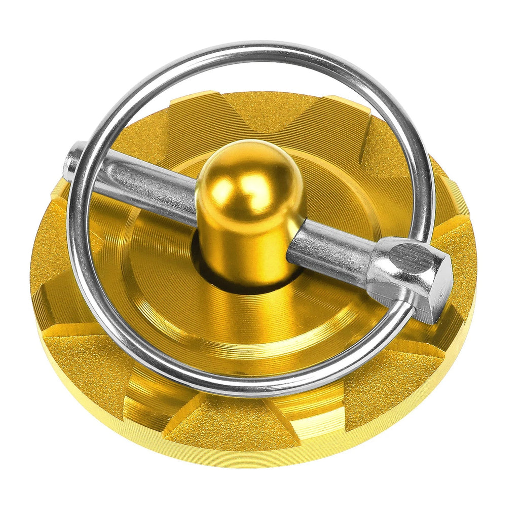 Hood Locking Latch Pin Kit for Universal Fit (Gold Aluminum)