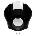 Clear Vivid Black Quarter Fairing for Harley Sportster (1988–Present), Dyna (1995–2005)