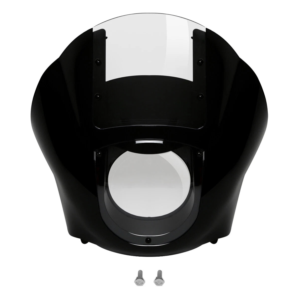 Clear Vivid Black Quarter Fairing for Harley Sportster (1988–Present), Dyna (1995–2005)
