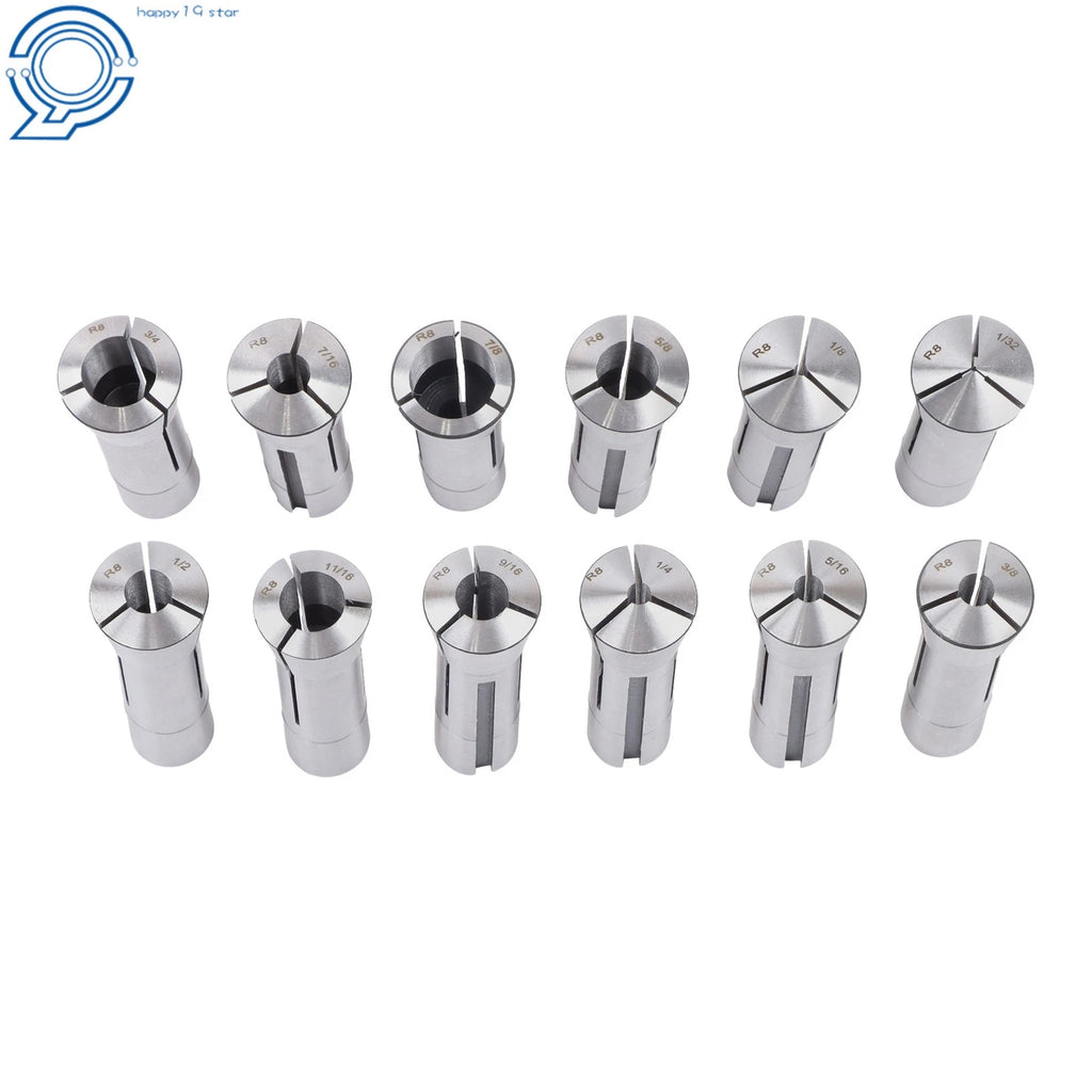 Collet Kit for R8 (1/8" to 7/8")