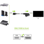 RGB Scart Cable 1.8m for PS1 PS2 PS3 (2000-2013)
