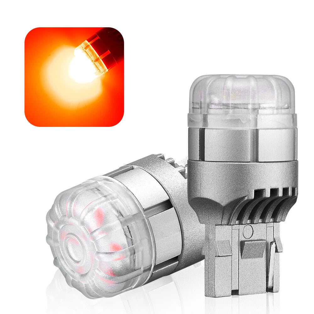 2X Novsight 7440 7441 T20 LED Bulbs for Brake Stop Lights (9-18V)
