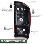 Rear Tail Light Brake Lamp for Toyota Tacoma (2016–2022) Left Side