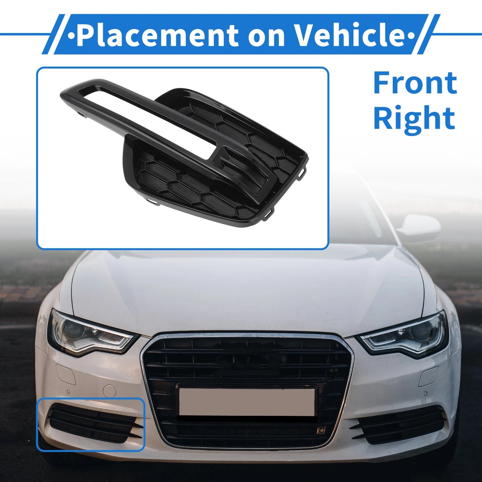 Front Right Fog Light Grill No. 71171TKNH01 for Honda Odyssey (2019–2021)