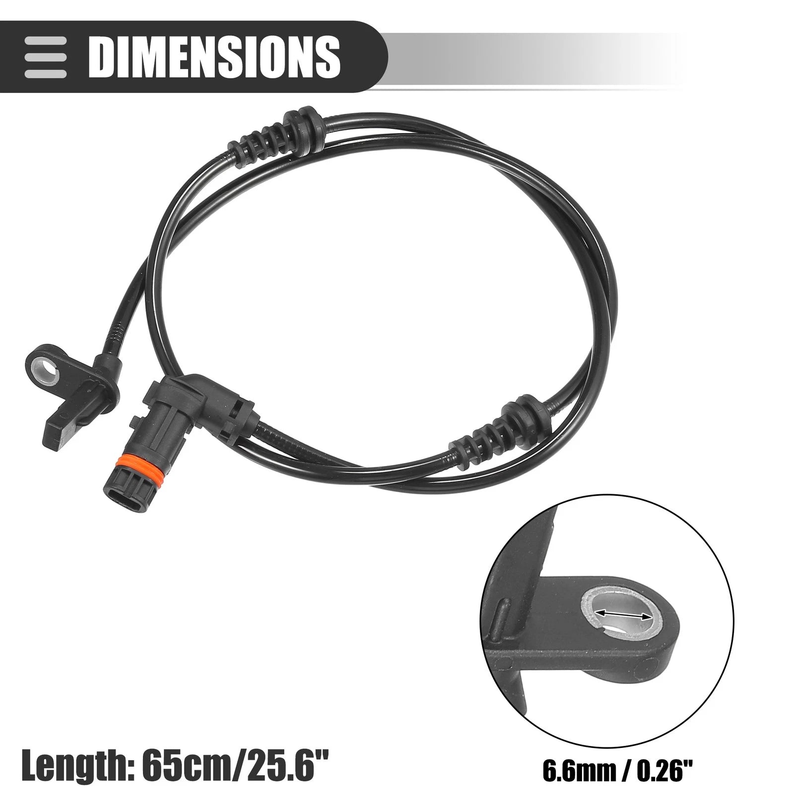 ABS Speed Sensor Set of 2 for Mercedes-Benz GLK350 GLK250 (2010–2015)