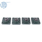 Set of 4 Pillow Block Flange Bearings for UCF204 (3/4" Bore)
