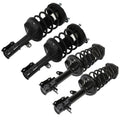 Set of 4 Complete Struts with Coil Springs for Hyundai Tiburon (2003–2008)
