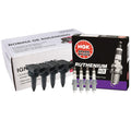 Set of 4 Ignition Coils & Spark Plugs for Lexus Toyota (NGK, Hitachi)
