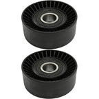 Set of 2 Accessory Belt Idler Pulleys for BMW 745 760 645 525 325 330 530