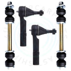 Set of 4 Front Outer Tie Rod Ends for Chevrolet Silverado 1500 (2007–2013)