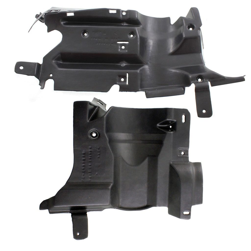 Set of 2 Engine Splash Shields for Chevrolet Cavalier (2002–2005)