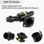 Engine Coolant Thermostat Housing Assembly for Audi A4 A4 Quattro (2005–2009)
