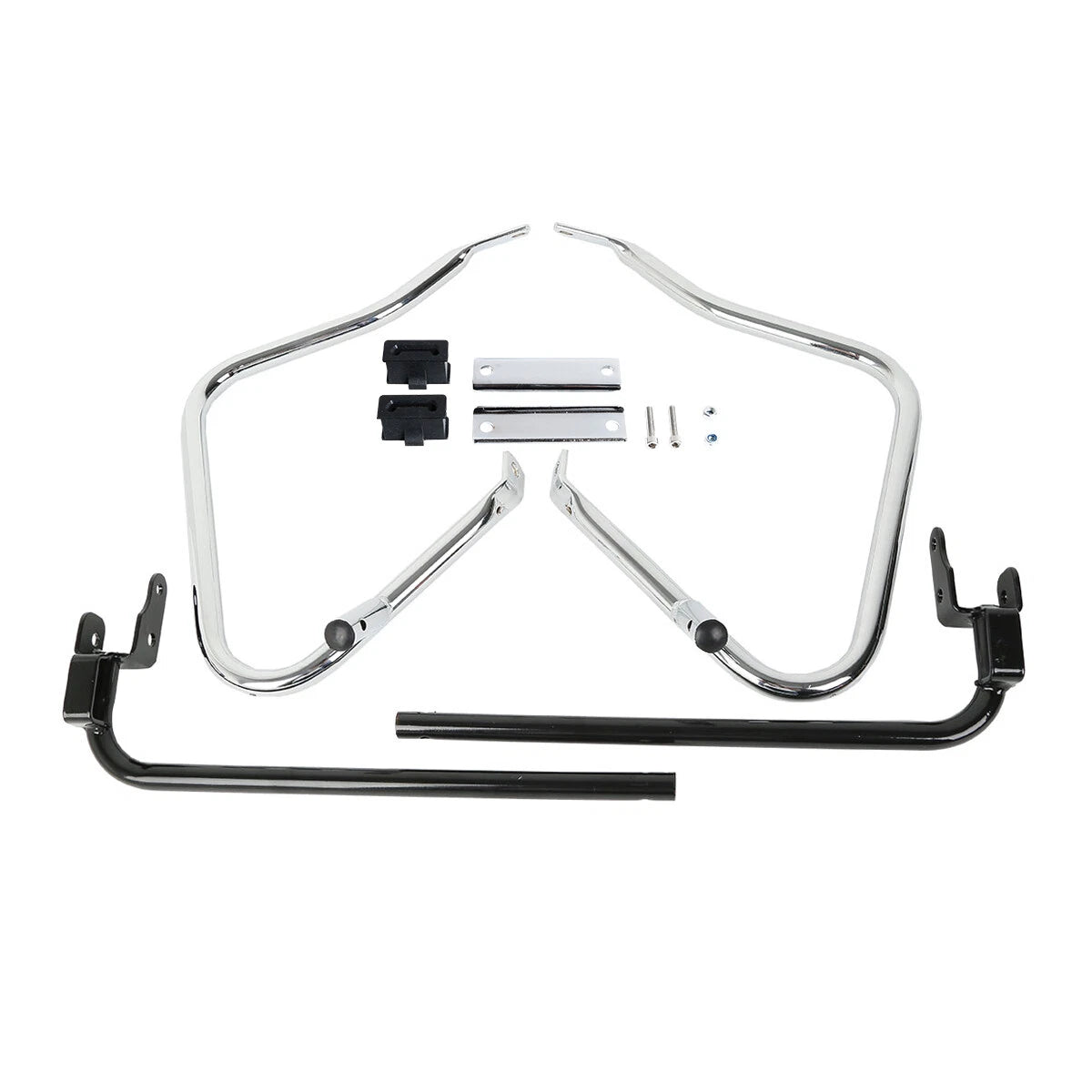 Saddlebag Bracket Guard Crash Bars for Harley Touring Street Glide FLHX (2014–2024)