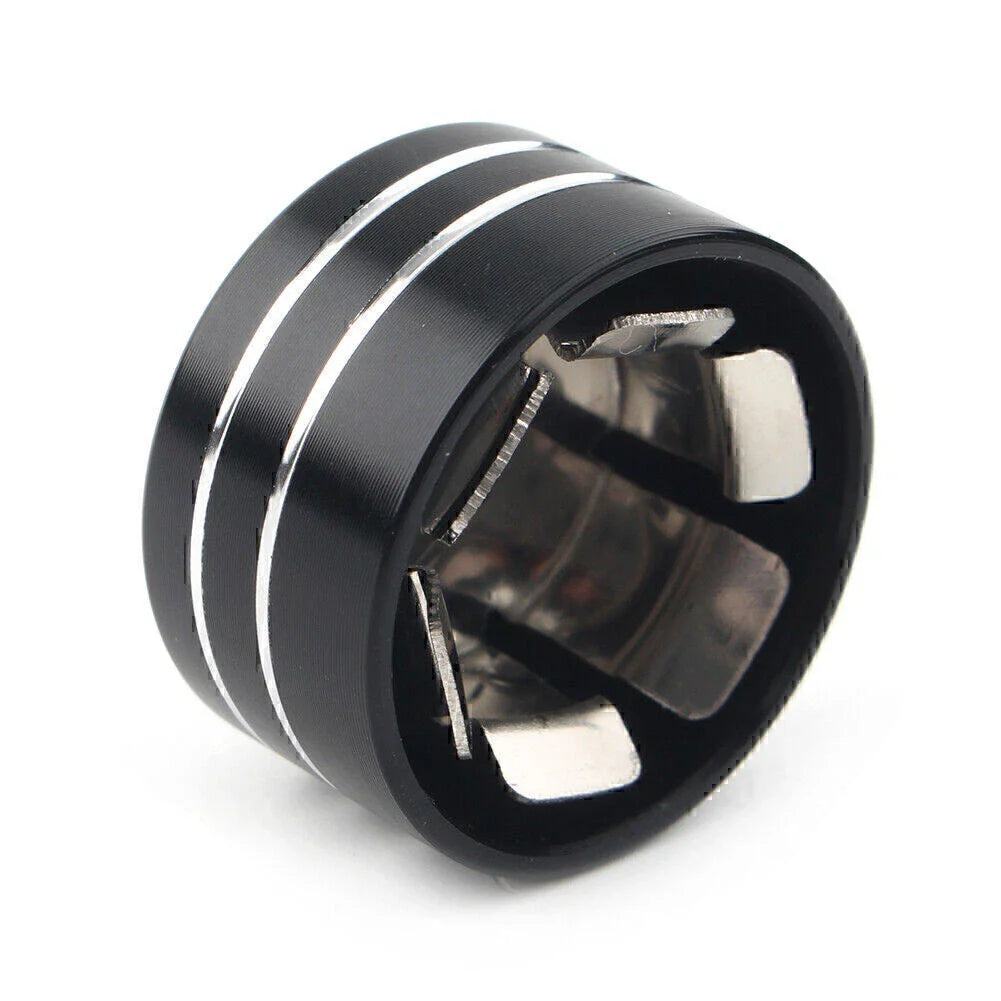 11mm Black CNC Inner Motor Bolt Topper Caps for Harley