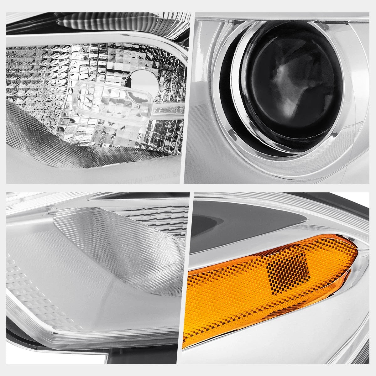 Left Side Projector Headlight Lamp Assembly for Dodge Dart (2013–2016)