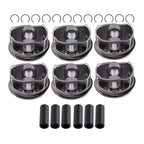 Set of 6 Pistons & Rings for VW Audi Porsche 3.0 TFSI EA839 (2017–2023)