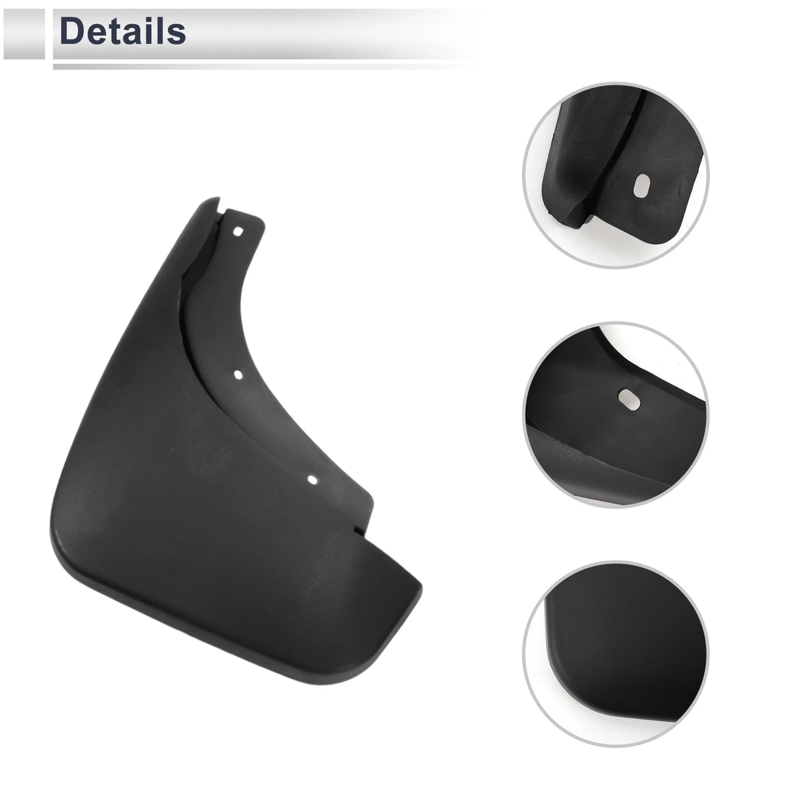 Set of 2 Mud Flaps Splash Guards for Audi Q7 (2006–2015)