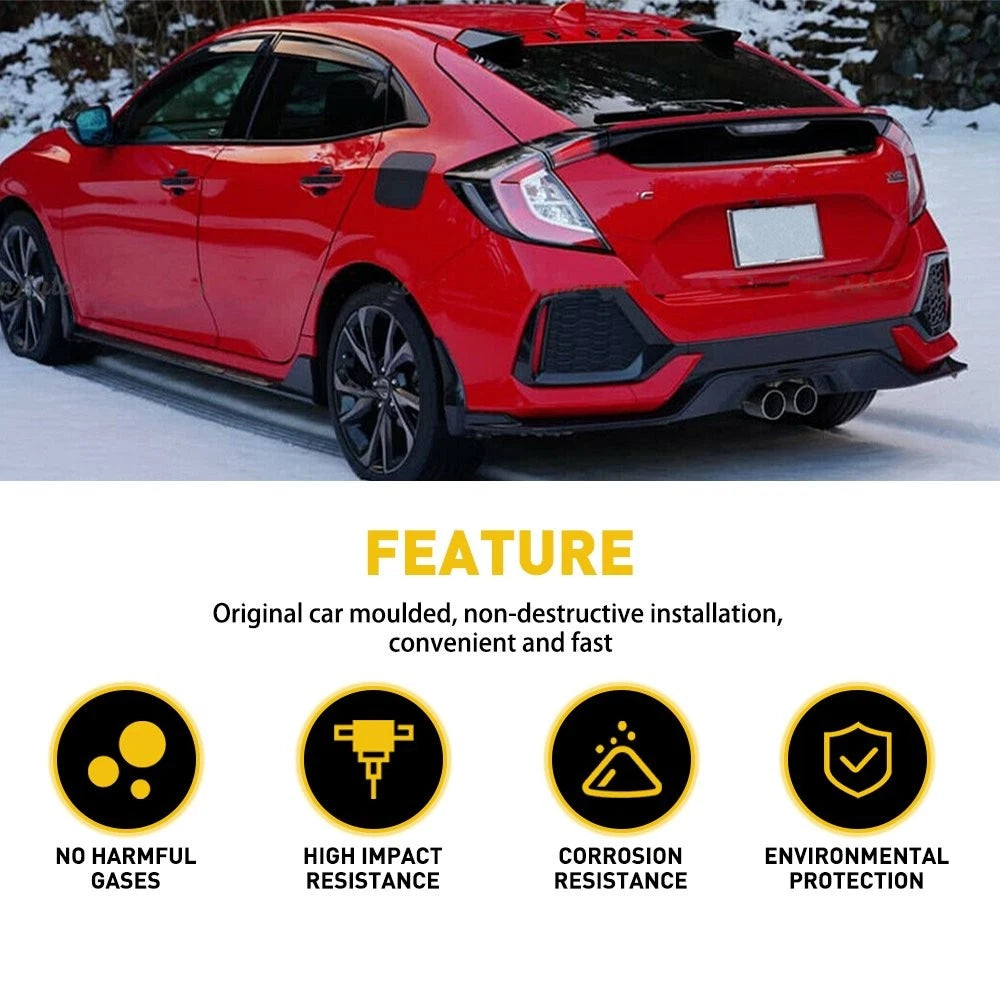 Set of 4 Mud Flaps Guards for Honda Civic Hatchback (2017–2021)