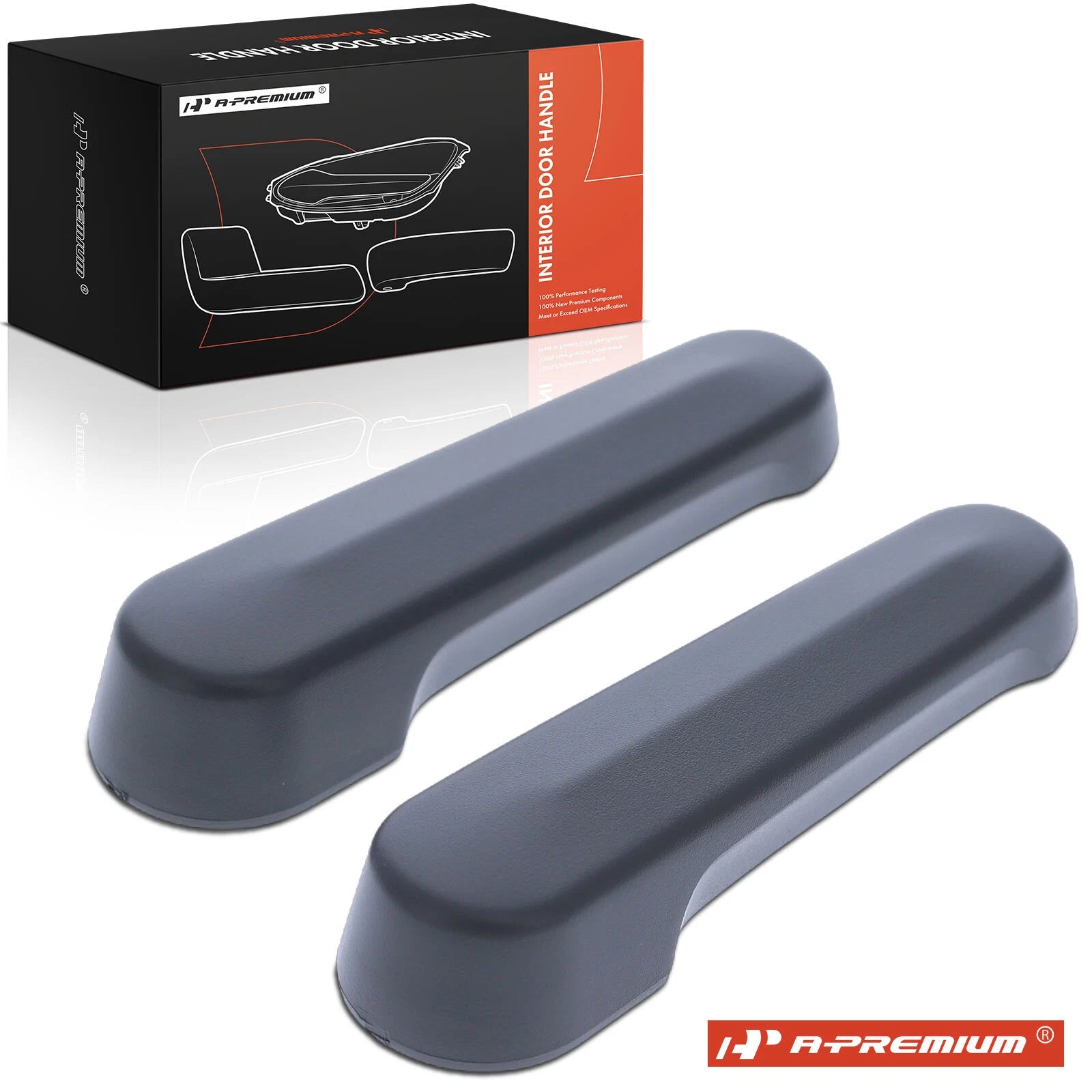 2X Rear Gray Interior Door Handle for Honda Odyssey (2005–2010)