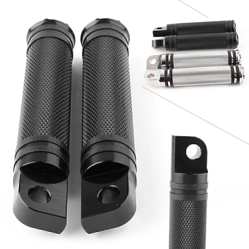 Billet Aluminum CNC Male Mount Foot Pegs for Harley - 2 Colors