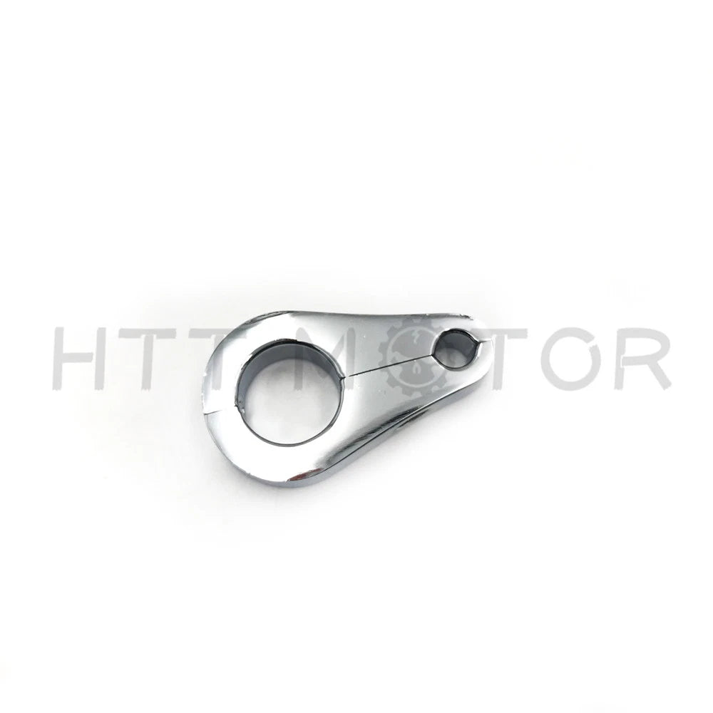 Set of 4 Billet Aluminum Brake Line Clamps for Honda TRX250EX, Yamaha Raptor 660
